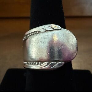 Silver Plated Spoon Ring